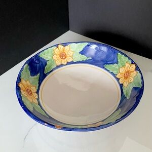 10" Campagna Sunflower Serving Bowl - Solimene Vietri